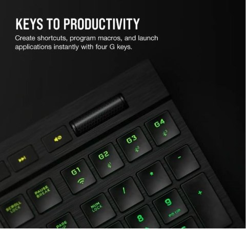 Klawiatura K100 RGB Air Wireless Ultra Thin Cherry MX Corsair Klawiatura K100 RGB Air Wireless Ultra Thin Cherry MX Corsair
