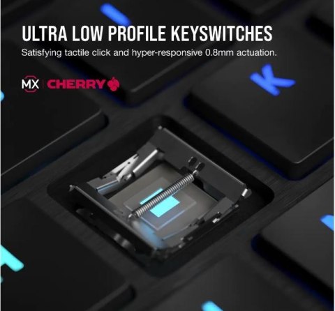Klawiatura K100 RGB Air Wireless Ultra Thin Cherry MX Corsair Klawiatura K100 RGB Air Wireless Ultra Thin Cherry MX Corsair