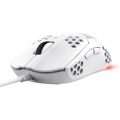 Mysz gamingowa lekka biała GXT928W HELOX Trust
