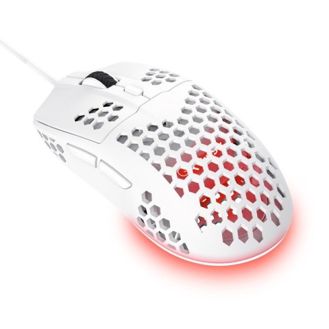 Mysz gamingowa lekka biała GXT928W HELOX Trust