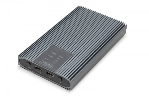 Obudowa/Stacja klonująca USB 3.1 Typ C na dyski SSD M.2 NVMe 20 Gbps aluminiowa, beznarzędziowa Digitus