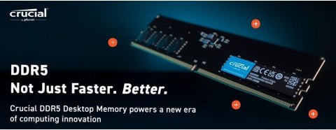 Pamięć DDR5 8GB/4800 CL40 (16Gbit) Crucial Pamięć DDR5 8GB/4800 CL40 (16Gbit) Crucial