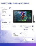 Tablet graficzny BT-16HDK 1920x1080 FHD z przyciskami BOSTO