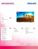 Telewizor 65 cali LED 65PUS8009/12 Philips