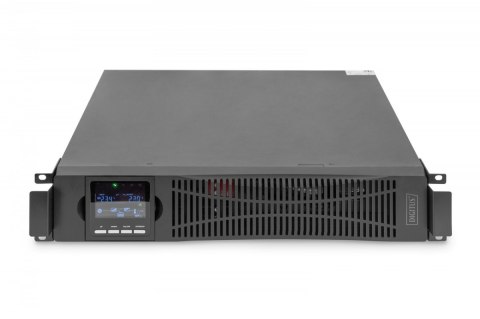 Zasilacz awaryjny UPS Online Rack 19" LCD, 1500VA/1500W, 3x12V/9Ah, 8xC13, USB, RS232, RJ45 Digitus