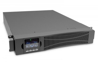 Zasilacz awaryjny UPS Online Rack 19" LCD, 3000VA/3000W, 6x12V/9Ah, 8xC13, 1xC19, USB, RS232, RJ45 Digitus