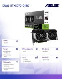 Karta graficzna GeForce RTX 5070 DUAL 12GB GDDR7 192BIT HDMI/3DP Asus