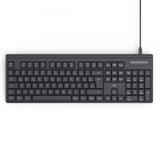 Klawiatura CK-100 przewodowa Czarna Hama