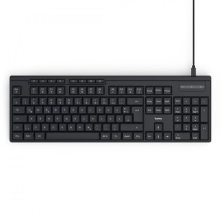 Klawiatura CK-200 przewodowa Czarna Hama