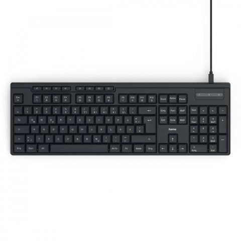 Klawiatura CK-200 przewodowa Czarna Hama