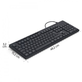 Klawiatura CK-200 przewodowa Czarna Hama