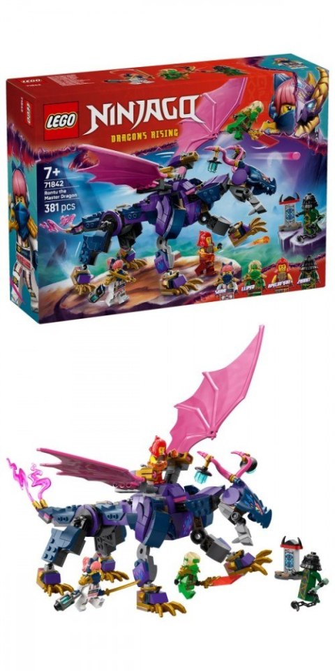 Klocki Ninjago 71842 Smoczy mistrz Rontu LEGO