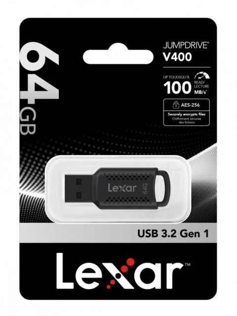 Pendrive JumpDrive V400 64GB USB3.0 100MB/s Lexar Pendrive JumpDrive V400 64GB USB3.0 100MB/s Lexar