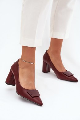 Czółenka Model Celira 55-A36 Bordo - Step in style