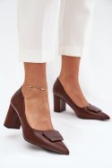 Czółenka Model Celira 55-A36 Brown - Step in style