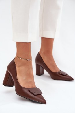 Czółenka Model Celira 55-A36 Brown - Step in style