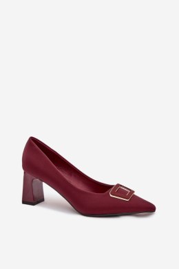 Czółenka Model Seriva 55-A30 Bordo - Step in style