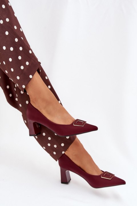Czółenka Model Seriva 55-A30 Bordo - Step in style Czółenka Model Seriva 55-A30 Bordo - Step in style