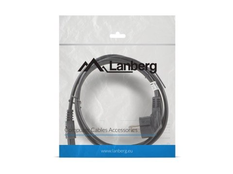 Kabel zasilający Laptop (MIKI) IEC 7/7 - IEC 320 C5 1.8M VDE czarny Lanberg