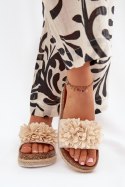 Sandał Klapki Model Tessara WD292 Beige - Step in style