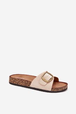 Sandał Klapki Model Zavira WD299 Beige - Step in style
