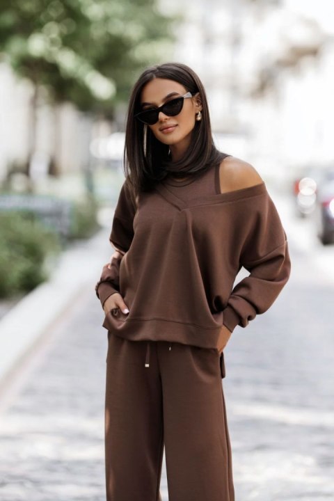 Spodnie Komplet Model Bonny 333764528 Brown - LaBalancia Spodnie Komplet Model Bonny 333764528 Brown - LaBalancia