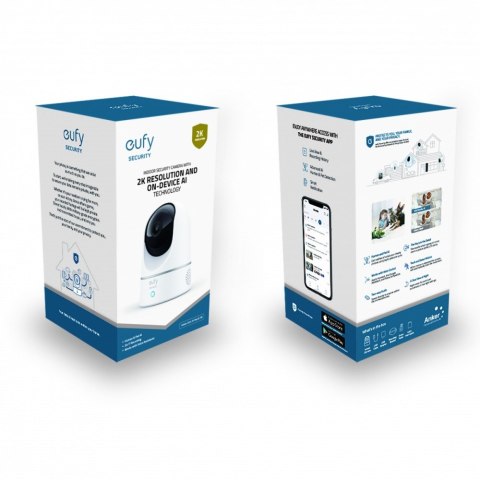 Eufy Kamera wewnętrzna 2K Pan & Tilt B2C - EU/ES/FR/ES Iteration 2 Biała
