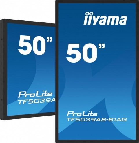 Monitor 50 cali TF5039AS-B1AG, VA,4K,HDMIx2,DP,RJ45,3xUSB,2x10W, ANDROID,24/7,IP65 IIYAMA