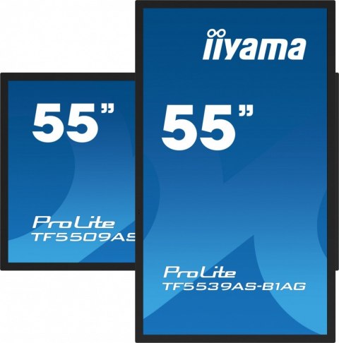 Monitor 55 cali TF5539AS-B1AG,IPS,4K,HDMIx2,DP,RJ45,3xUSB,2x10W, ANDROID,24/7,IP65 IIYAMA