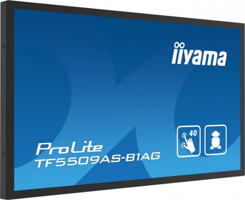 Monitor 55 cali TF5539AS-B1AG,IPS,4K,HDMIx2,DP,RJ45,3xUSB,2x10W, ANDROID,24/7,IP65 IIYAMA