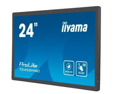 Monitor dotykowy 24 cale T2455MSC-B1 POJ.10PKT.IPS,HDMI,DP,USB3.0,CAM,MIC IIYAMA