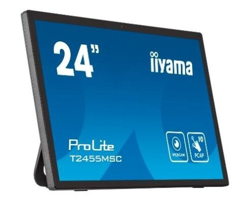 Monitor dotykowy 24 cale T2455MSC-B1 POJ.10PKT.IPS,HDMI,DP,USB3.0,CAM,MIC IIYAMA