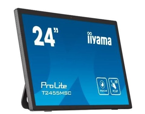 Monitor dotykowy 24 cale T2455MSC-B1 POJ.10PKT.IPS,HDMI,DP,USB3.0,CAM,MIC IIYAMA