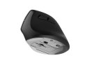 Mysz bezprzewodowa wertykalna Crake 2 2400 DPI Bluetooth 5.2 + 2.4GHz Czarna Natec