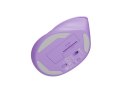 Mysz bezprzewodowa wertykalna Crake 2 Pure Lavender Natec