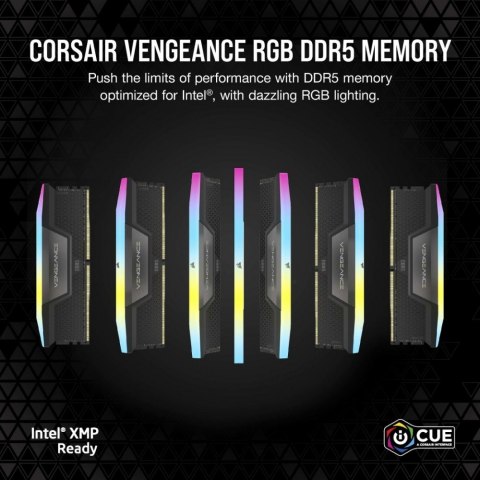 Pamięć DDR5 Vengeance RGB 64GB/6400 (2*32GB) C32 Intel XMP Corsair