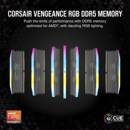 Pamięć DDR5 Vengeance RGB 96GB/6000(2*48GB) CL30 AMD EXPO & Intel XMP Corsair