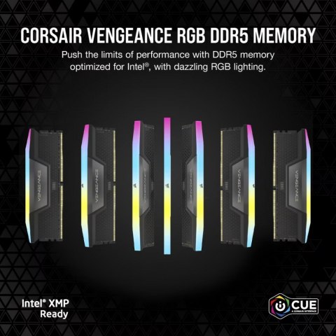 Pamięć DDR5 Vengeance RGB 96GB/6400(2*48GB) CL32 Corsair Pamięć DDR5 Vengeance RGB 96GB/6400(2*48GB) CL32 Corsair