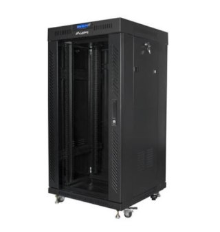 Szafa stojąca rack 19 cali 22U 600X600mm czarna LCD