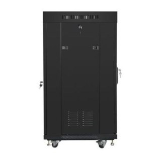 Szafa stojąca rack 19 cali 22U 600X600mm czarna LCD
