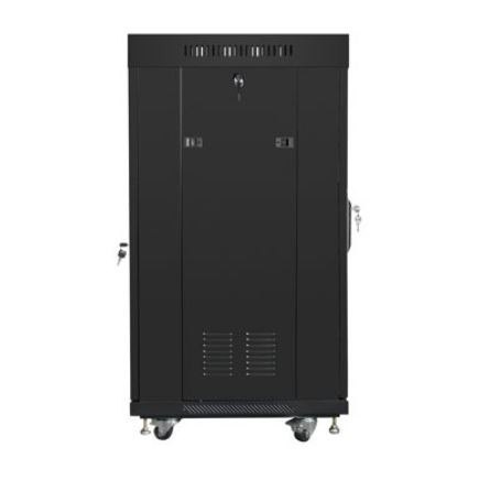 Szafa stojąca rack 19 cali 22U 600X600mm czarna LCD