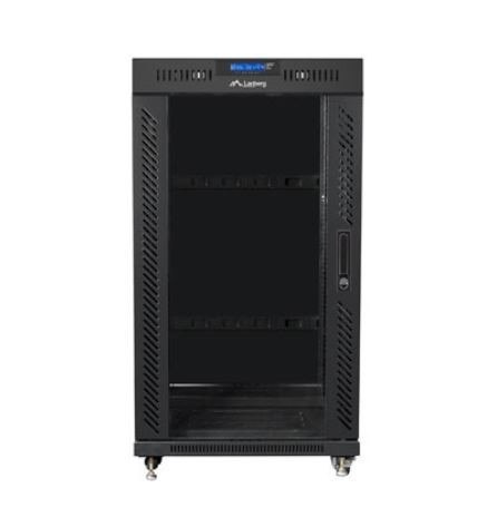 Szafa stojąca rack 19 cali 22U 600X600mm czarna LCD