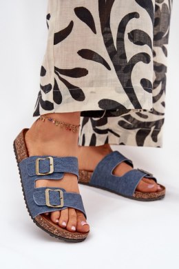 Sandał Klapki Model Vesina WD302 Dark Jeans - Step in style