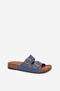 Sandał Klapki Model Vesina WD302 Dark Jeans - Step in style