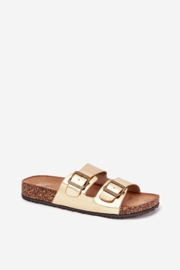 Sandał Klapki Model Vesina WD302 Gold - Step in style