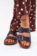 Sandał Klapki Model Vesina WD302 Navy - Step in style