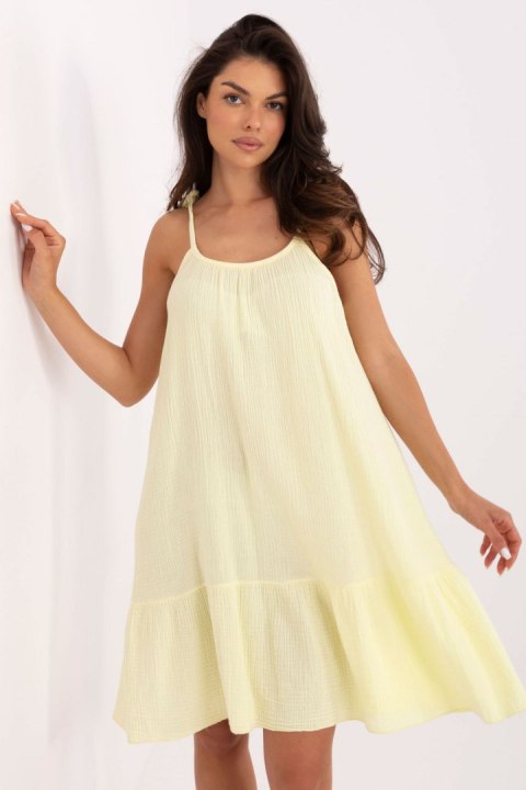 Sukienka Model TW-SK-BI-12-1196.97 Light Yellow - Och Bella Sukienka Model TW-SK-BI-12-1196.97 Light Yellow - Och Bella