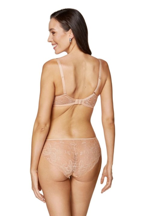 Biustonosz push up Biustonosz Usztywniany Model Kiara B5 Beige - Gorteks Biustonosz push up Biustonosz Usztywniany Model Kiara B5 Beige - Gorteks