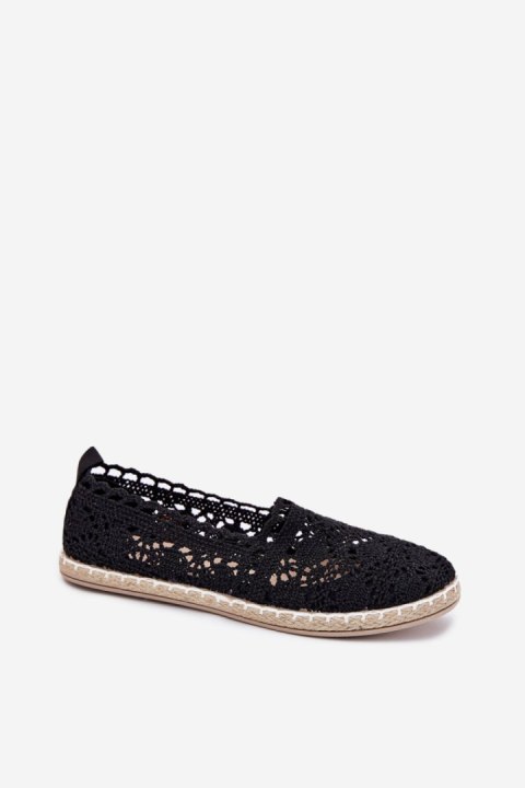 Espadryle Model Adelira WD251 Black - Step in style Espadryle Model Adelira WD251 Black - Step in style