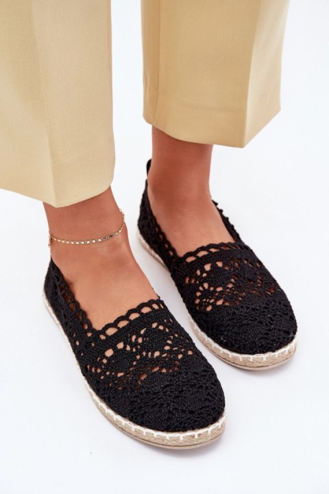 Espadryle Model Adelira WD251 Black - Step in style Espadryle Model Adelira WD251 Black - Step in style
